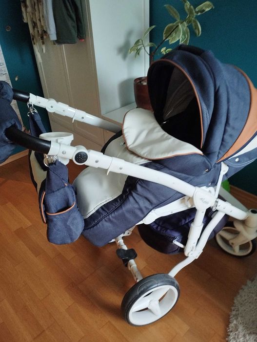 Wózek Adamex Barletta New 2w1 + akcesoria