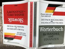 Słownik Polsko Niemiecki i Niemiecko Polski Handlowo Finansowy DREGER