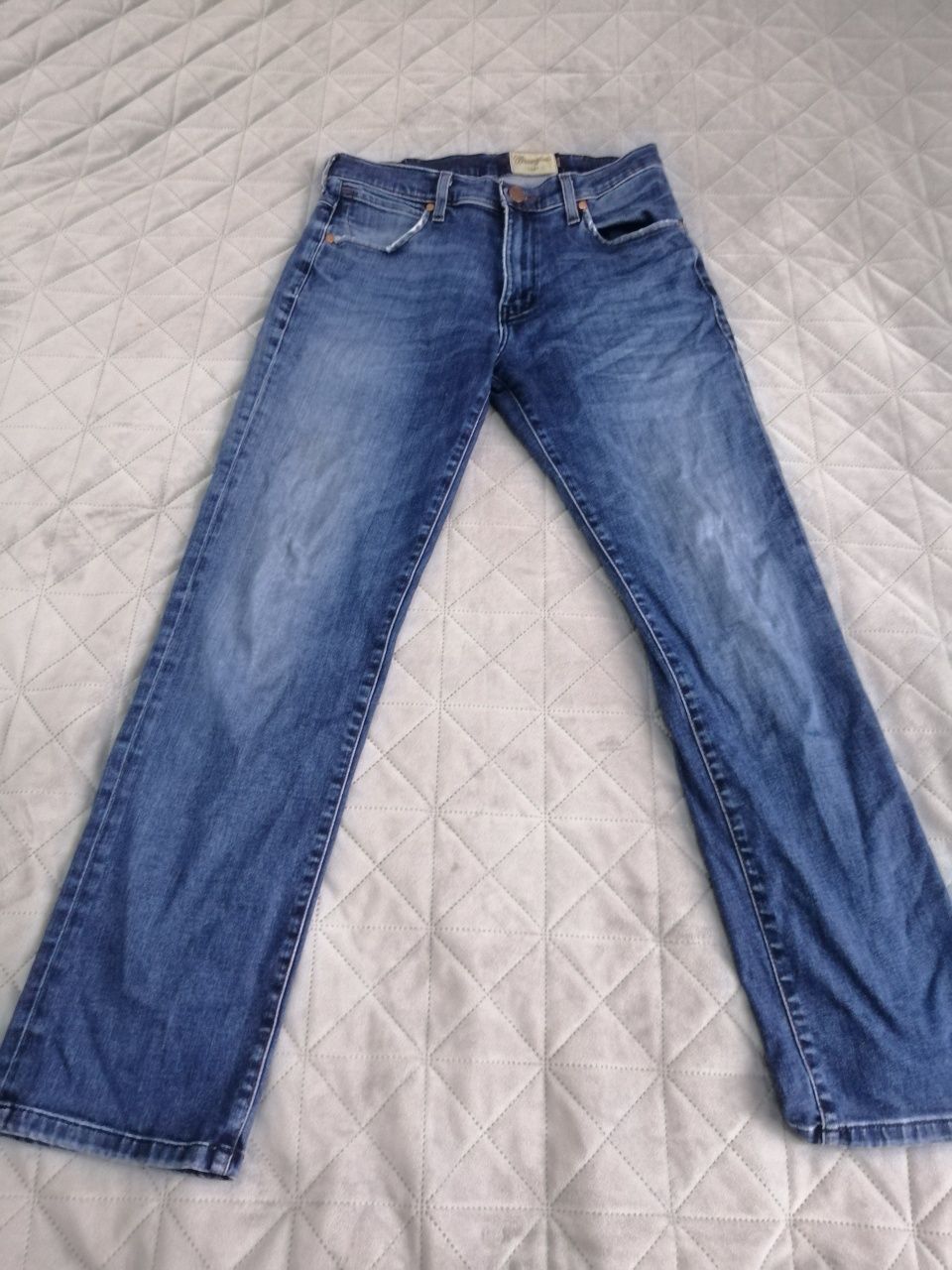 Wrangler Arizona spodnie jeansowe vintage z przetarciami W 32 L 30