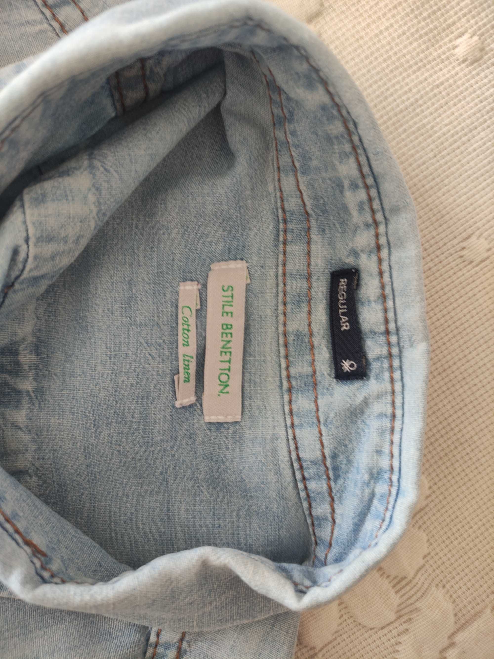 Camisa de Ganga p/homem da Benetton