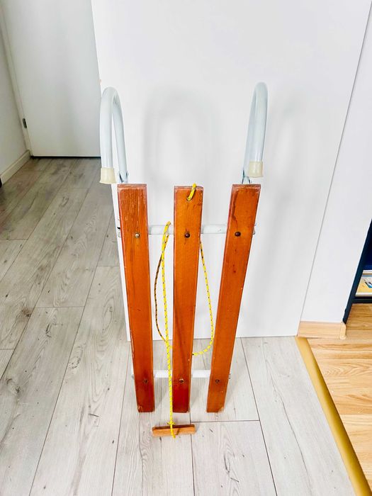 Składane Sanki Vintage solidne z okresu PRL / Sanki dla dziecka