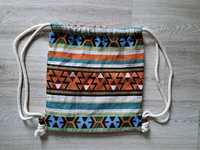 Plecak-worek aztecki wzór