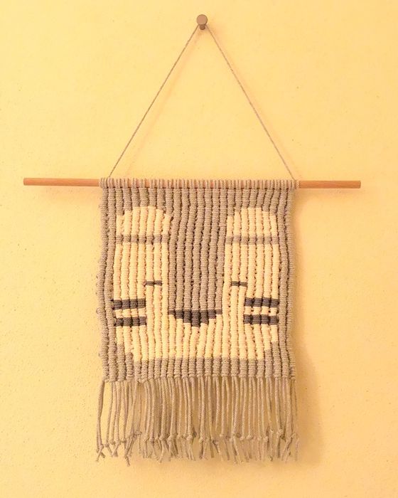 Painel Tigre Macrame