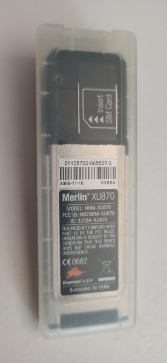 Modem GSM Merlin XU870 model: NRM-XU870 w etui HSDPA UMTS EDGE GPRS