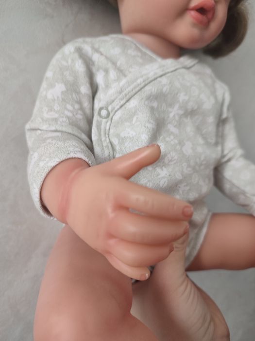 Реборн дівчинка 3Д 55см лялька