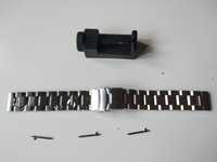 Stalowa bransoleta do zegarka 18 mm