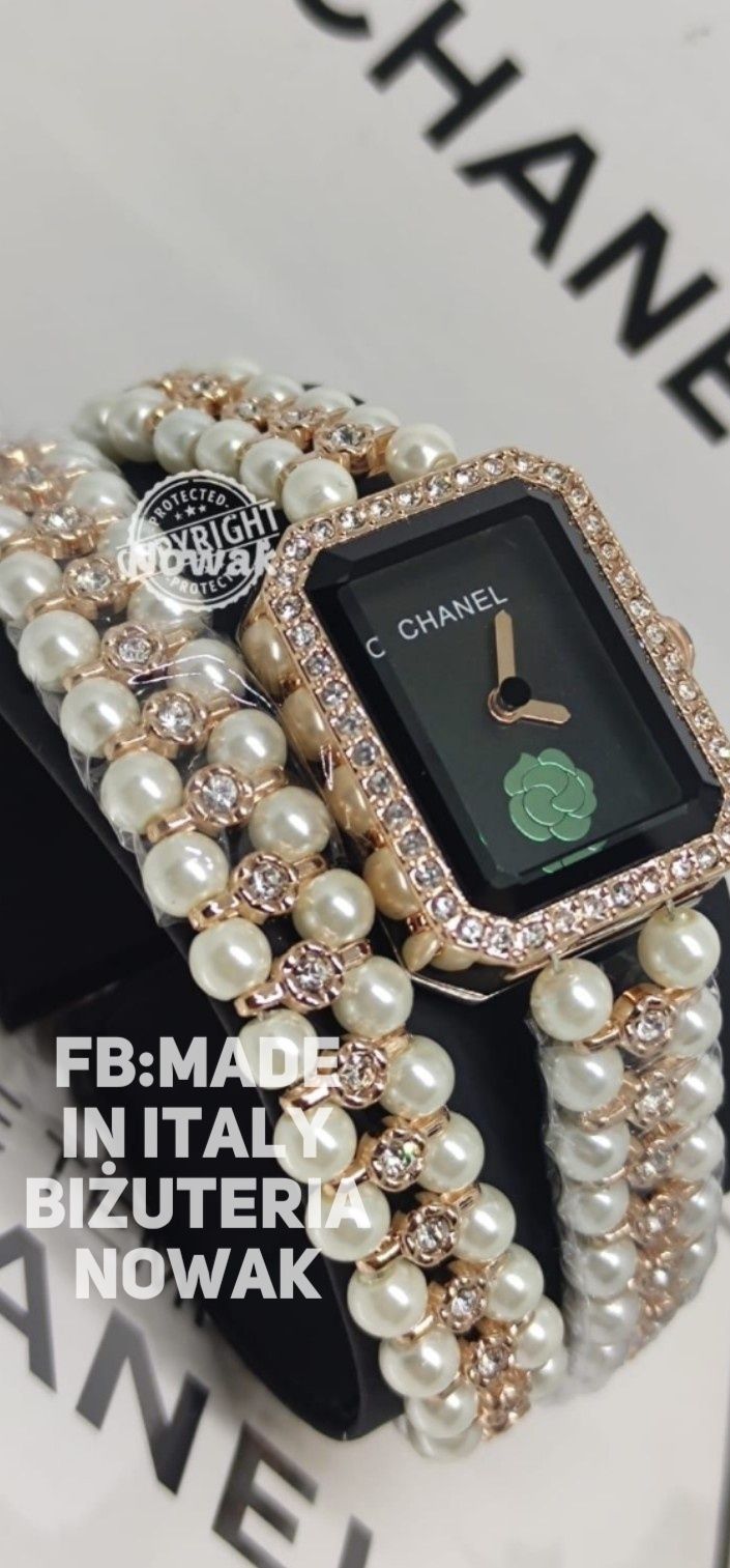 Zegarek damski Chanel perełki