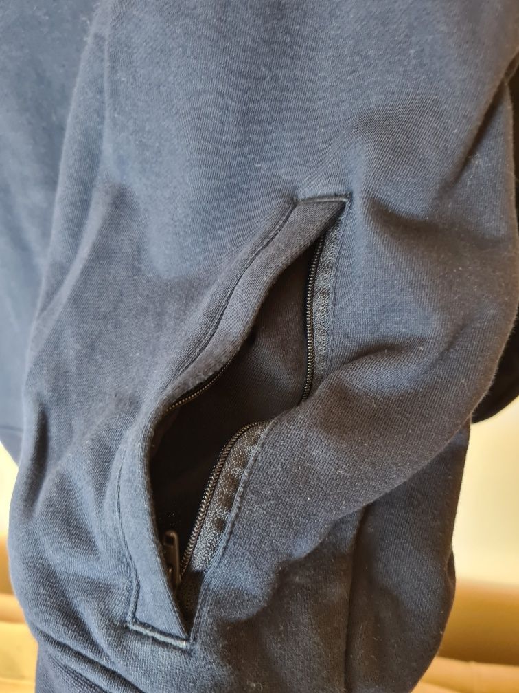 Granatowa bluza z kapturem Lacoste XL