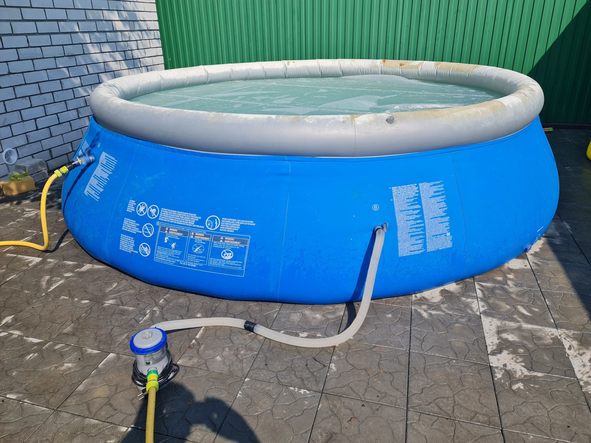 Надувний басейн  Bestway  366 х 91 см, фільтр-насос в комплекті