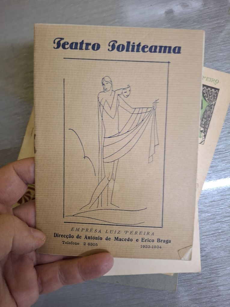Programas antigos de teatro
