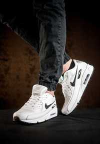 Кроссовки Nike Air Max 90 "White/Black"| Мужские/женские x1