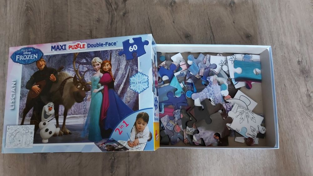 Puzzle Maxi 60 elementów Kraina lodu