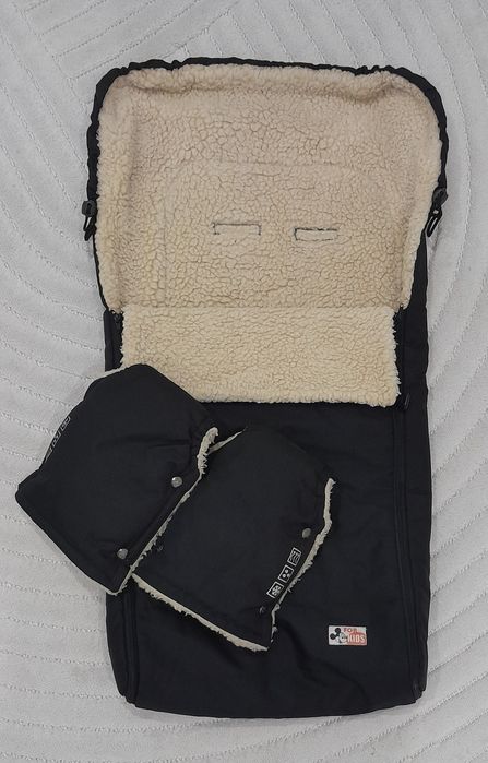 Зимовий конверт дитячий на овчині в коляску Mini ForKids