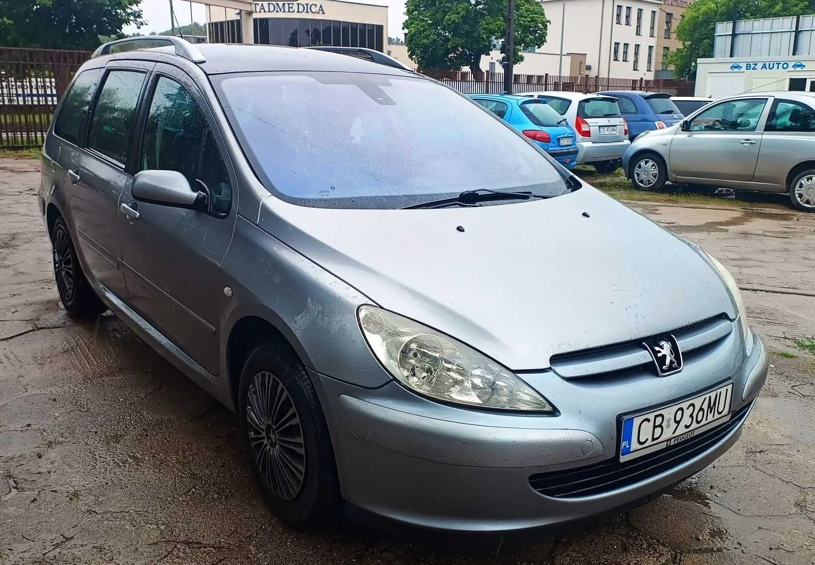 307 SW 1.6 ben niski przebieg nowe sprzęgło brak rdzy panorama klima