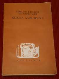 Sztuka XVIII wieku Edmund i Juliusz De Goncord 1981