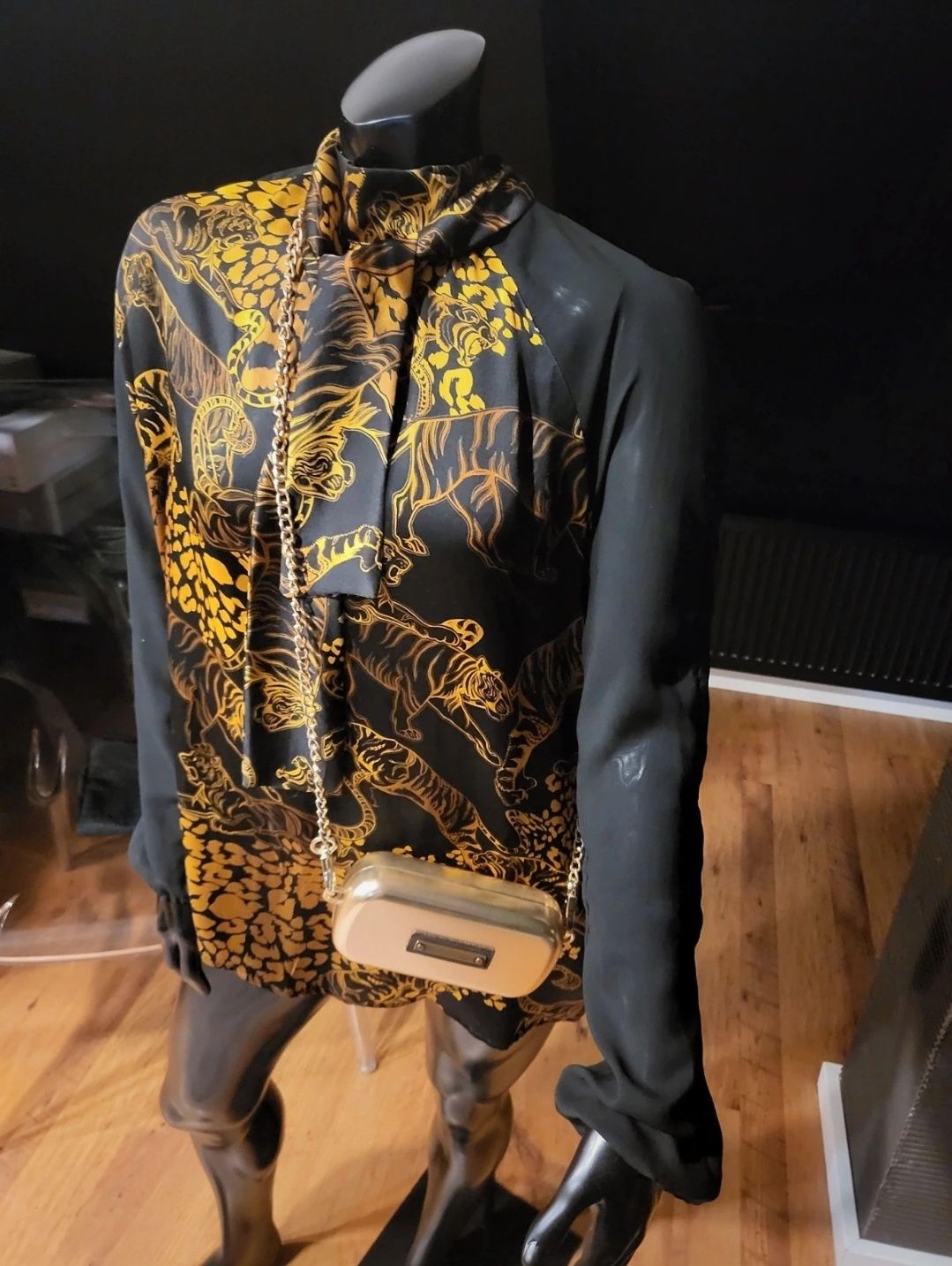 Luksusowa koszula Versace jeans couture collection 100% jedwab