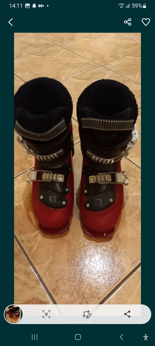Buty narciarskie Salomon rozm 19. 24 cm
