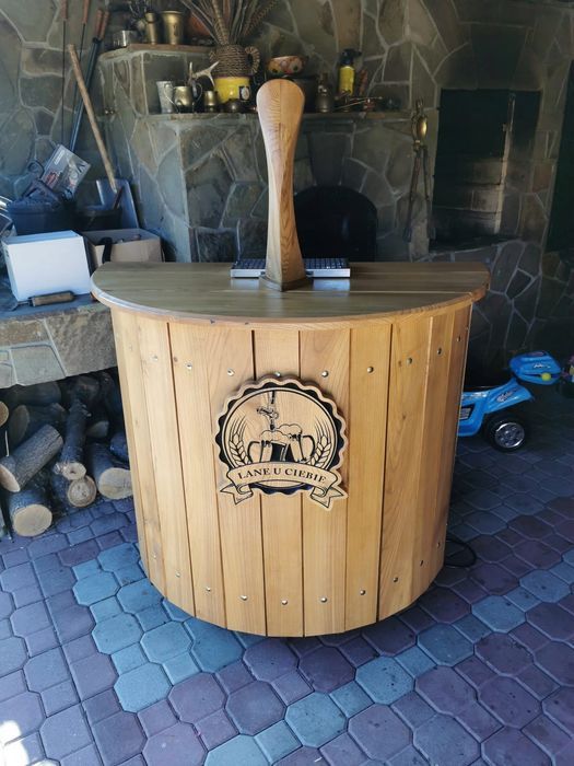 Mobilny rollbar piwo z kija nalewak do piwa bar drewniany komplet