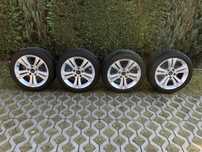 BMW F30 F31 F32 F36 FELGI ALUMINOWE 17 CALI KOMPLET 225/40 17&#039;&#039; 6796239
