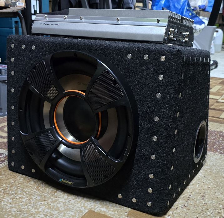 Subwoofer + amplificador macrom