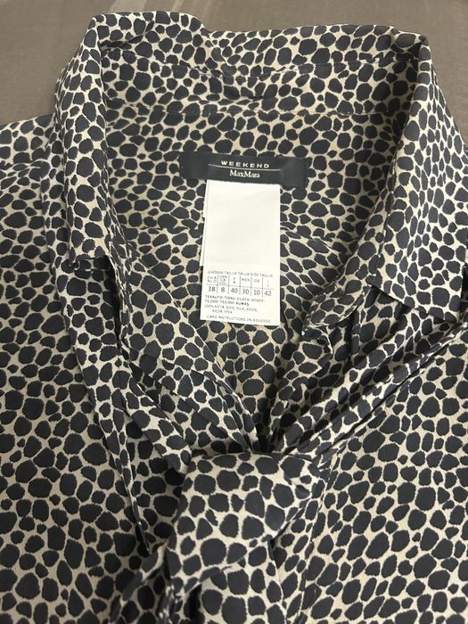 Шелковое платье-рубашка  бренда Weekend Max Mara , размер 38/м