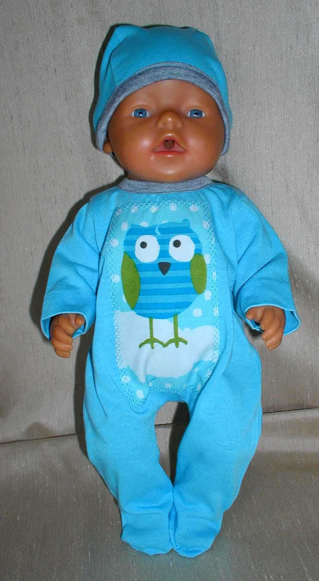 ubranka dla lalki dł. 43 cm zestaw 15 elementów niemowlak baby born