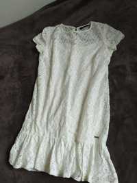 Biała koronkowa sukienka Mohito rozmiar S/M