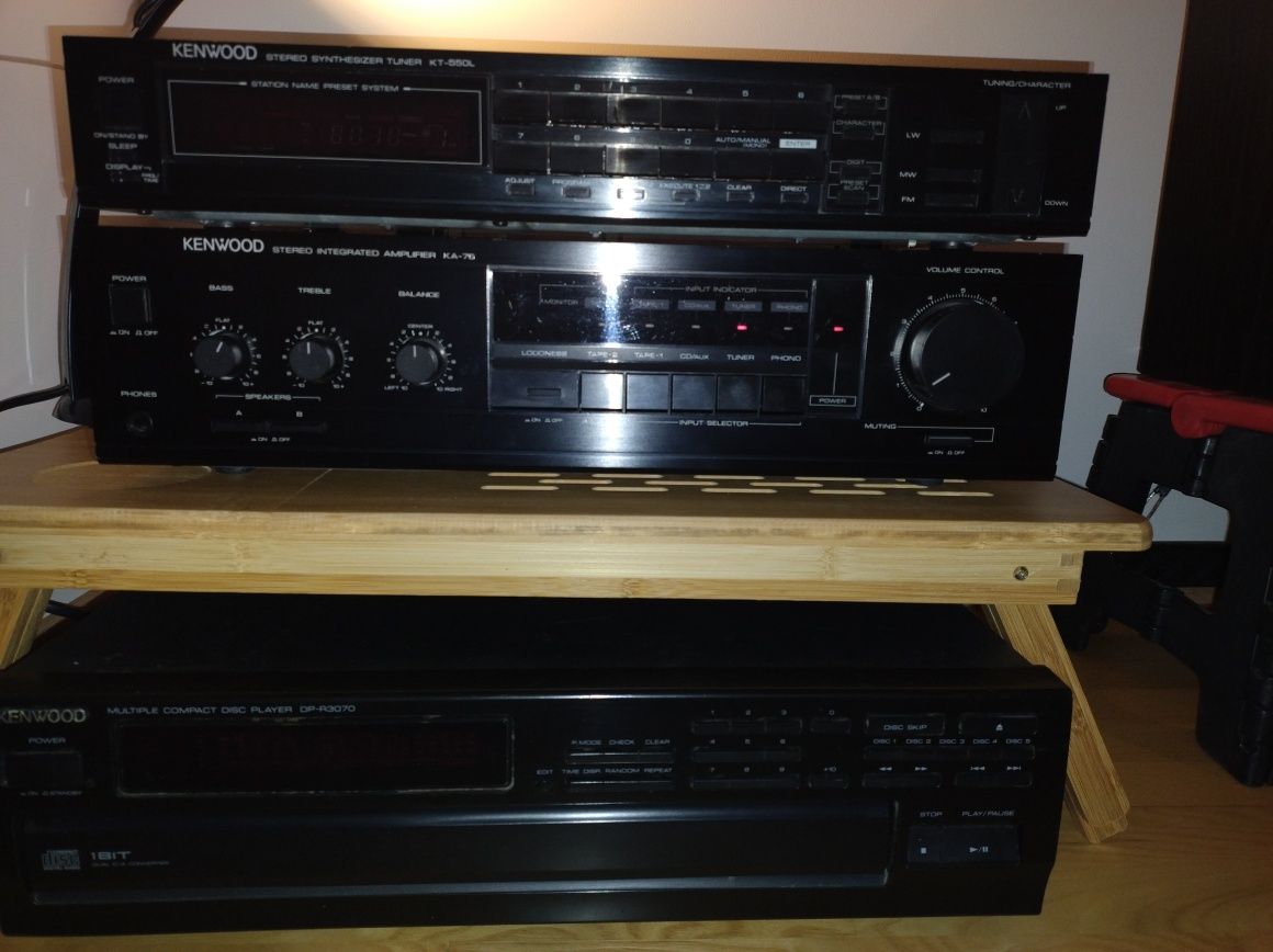 Wieża Kenwood + zmieniarka 5 cd