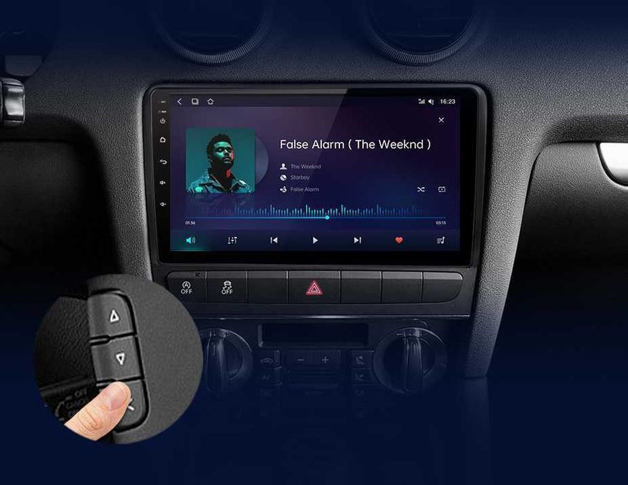 Radio Android CarPlay Audi A3 8P 2003–2013