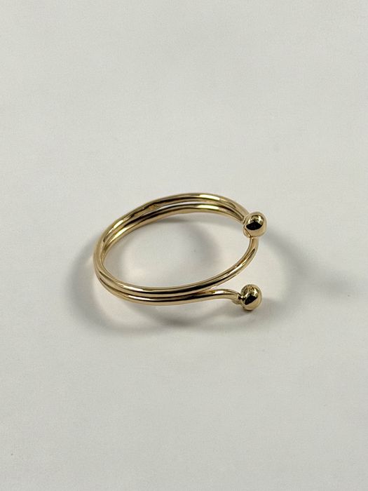 Złoty pierścionek rozmiar 15