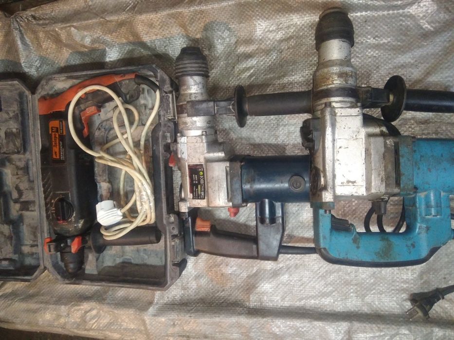 Перфораторы в рабочем состоянии.