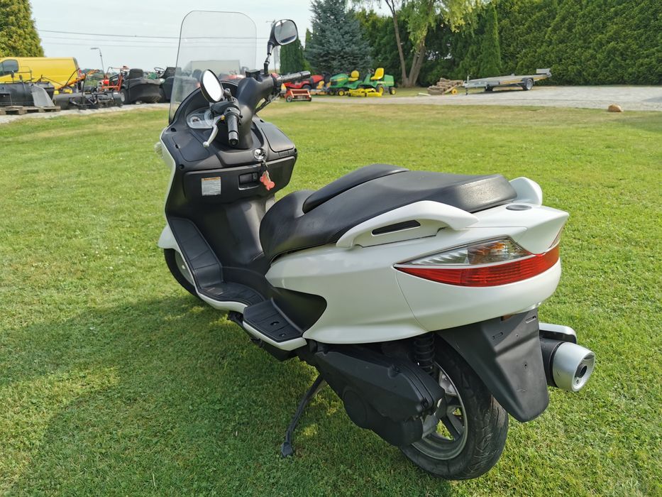 Suzuki Burgman 200 K7 Biała Perła 18 tyś Przebiegu Super Stan