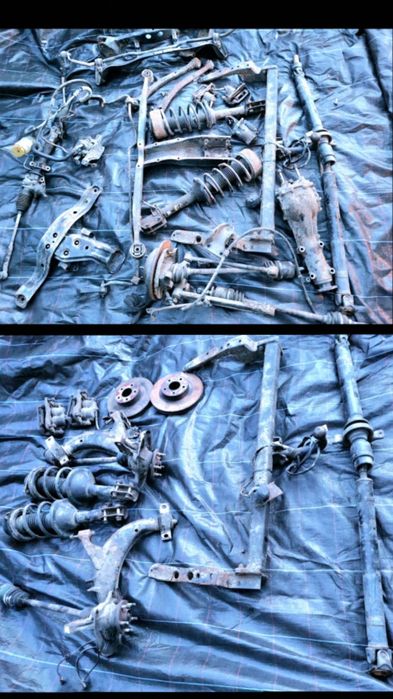 CZĘŚCI Okazja 2x Subaru forester 00 - 02r turbo silnik maska lampy hak