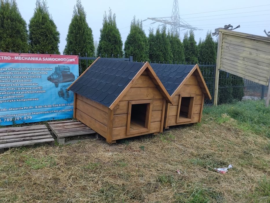 Budy dla psa ocieplane