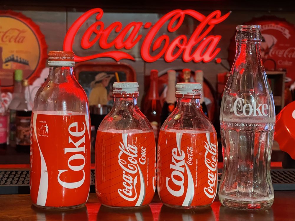 Garrafas Coca-Cola
