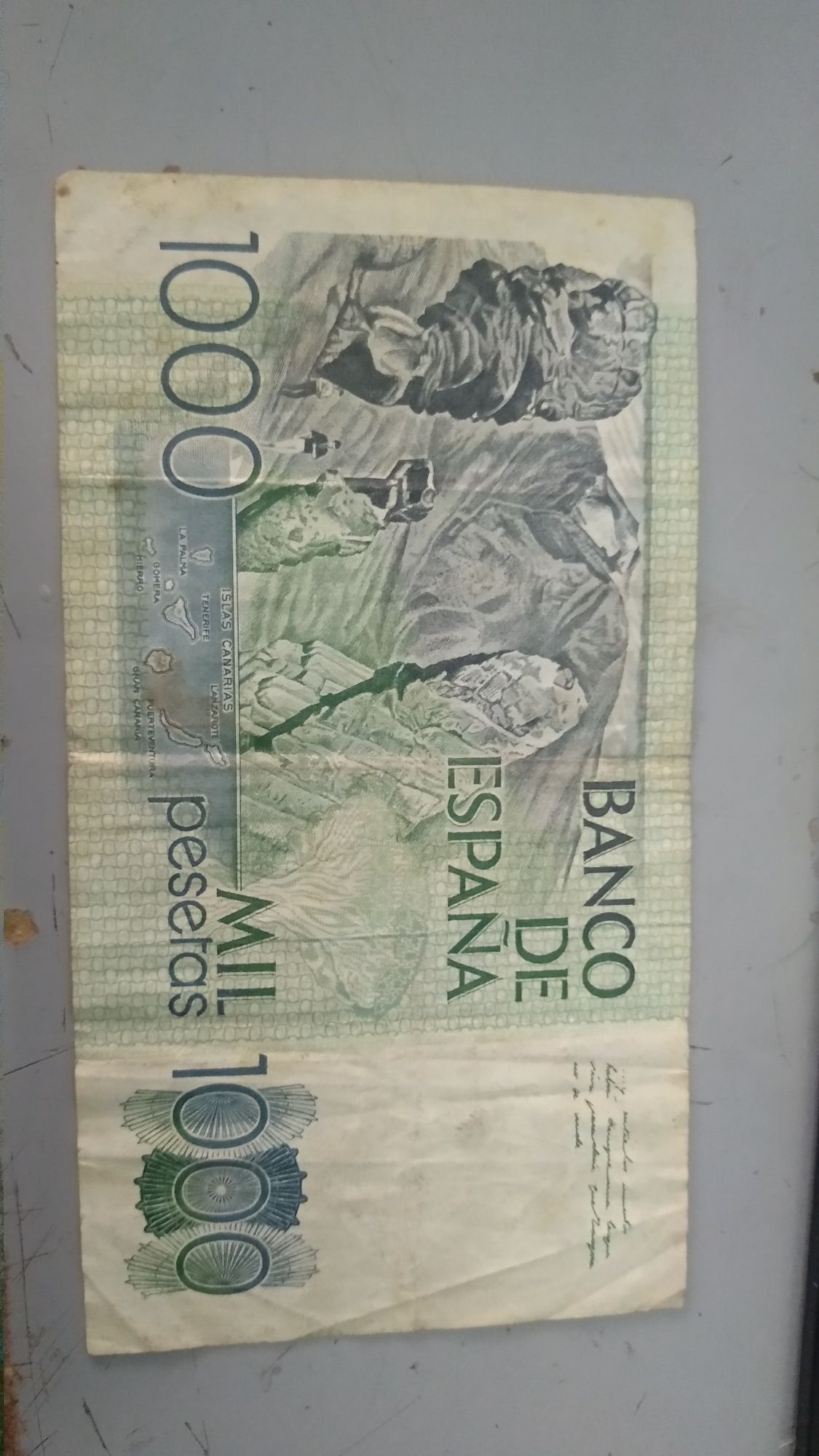 Nota 1000 pesetas 1979