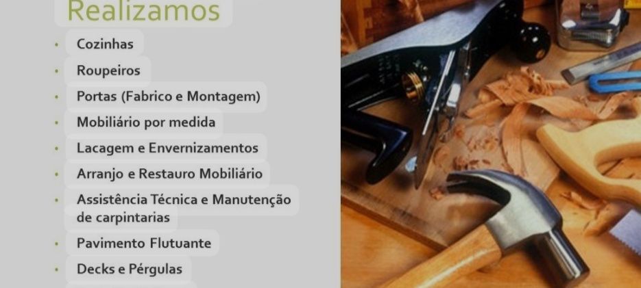 Todos serviços de carpintaria/mobiliário