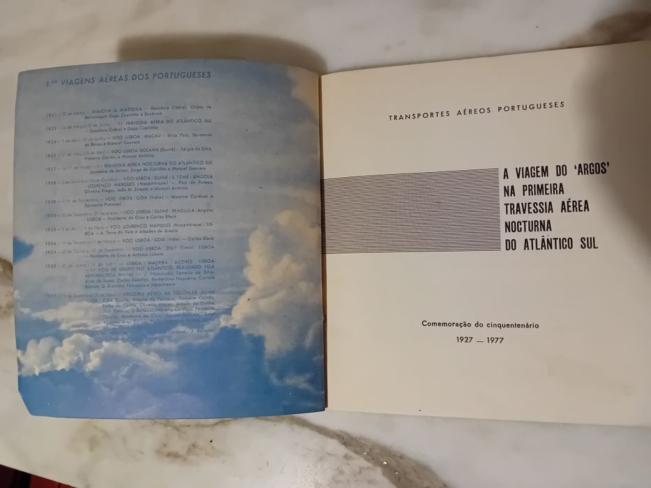A Viagem do "Arcos" na Primeira Travessia Aérea Nocturna Atlântico Sul