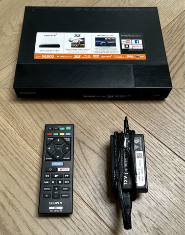 Odtwarzacz Sony BDP-S6500 [Blu-ray, DVD, 4K UHD, LAN, Wi-Fi, Netflix]