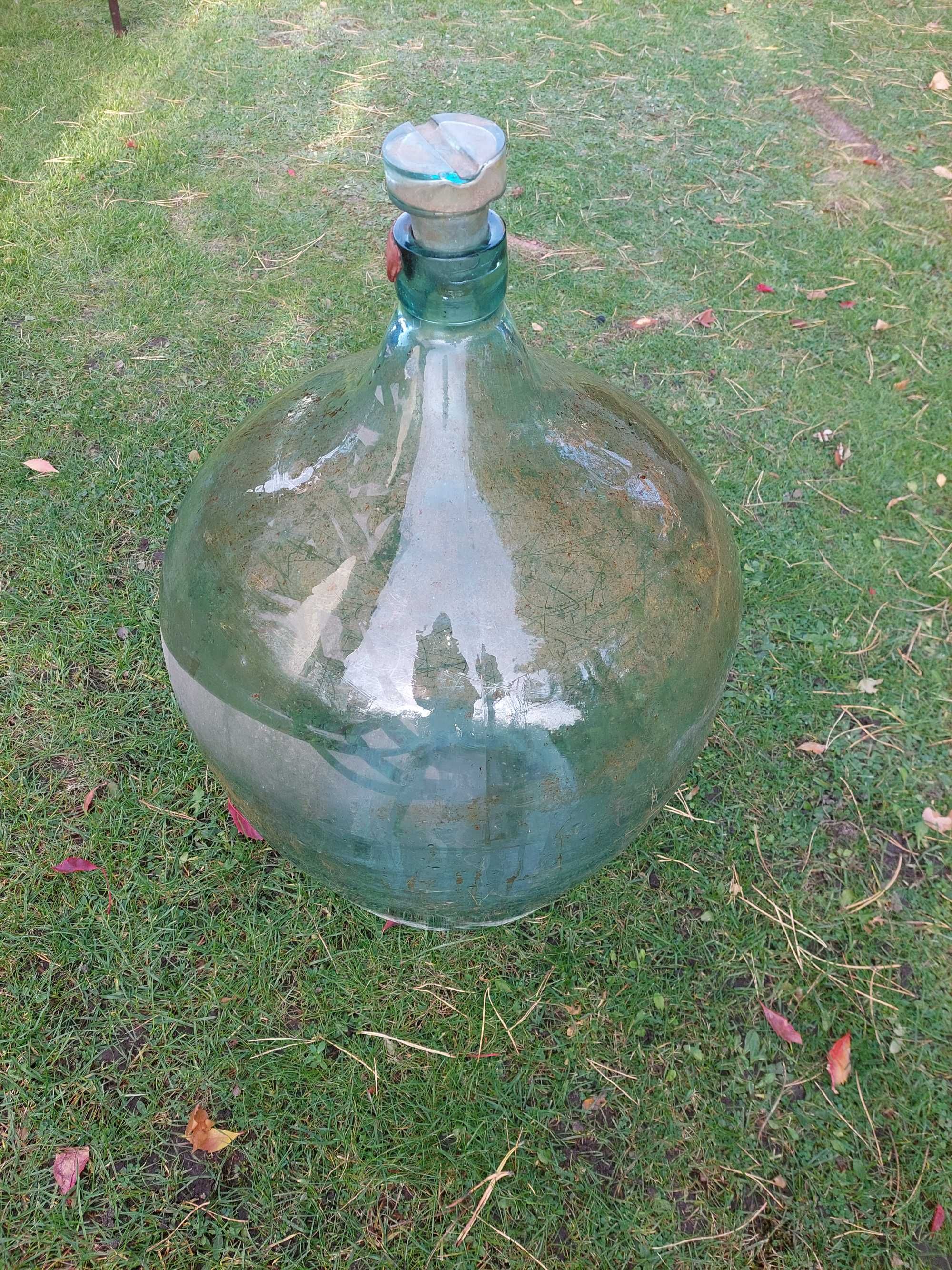 Stary duży gąsior na wino słój ok. 40-45 litrów vintage