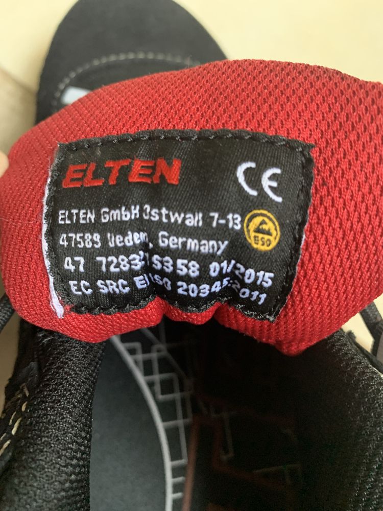 Німецькі робочі черевики ботинки ELTEN р.47(31см)
