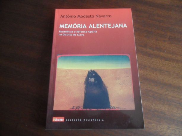 "Memória Alentejana" de António Modesto Navarro - AUTOGRAFADO