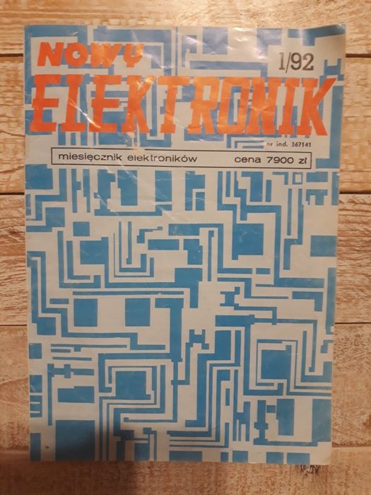 Nowy elektronik. 1/92 miesięcznik elektroników