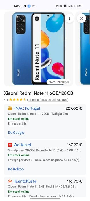 Redmi note 11 6gb 128gb