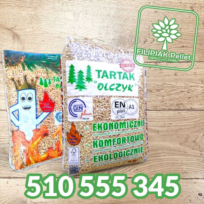 Pellet drzewny RUREX certyfikowany EN+ A1