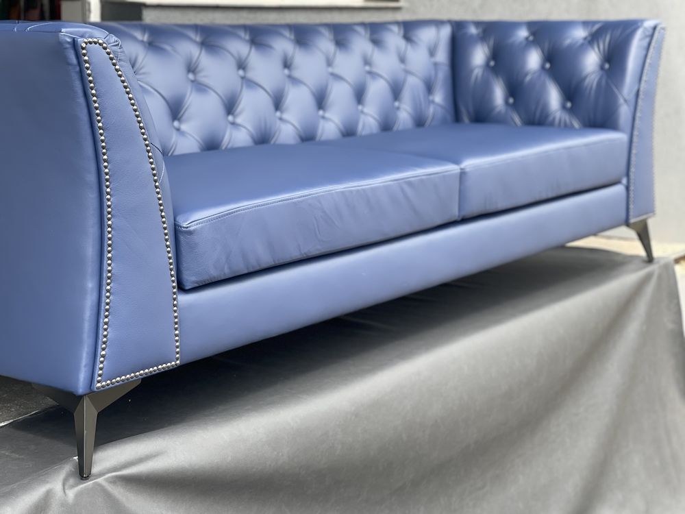 Sofa Chesterfield Gino 3 osobowa.Skóra naturalna !!!