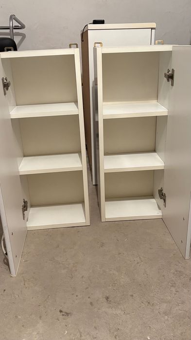 KOMPLET łazienkowy 3 szafki + lustro