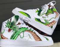 Nike Air force 1 mid high ręcznie malowane buty dragon ball Shén Lóng