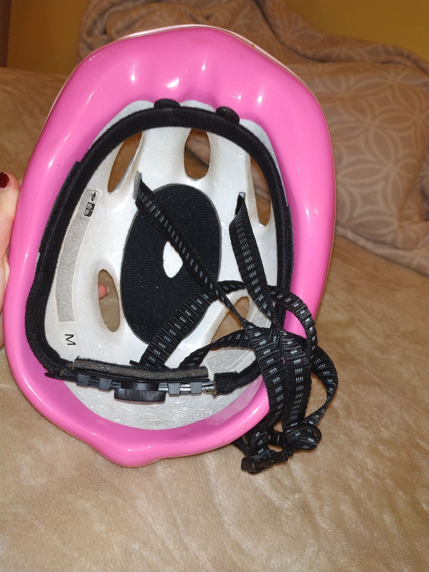 Kask dziewczęcy na rower