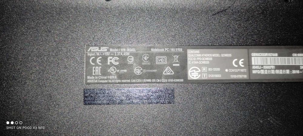 Asus A540L - Parts64738500869123123